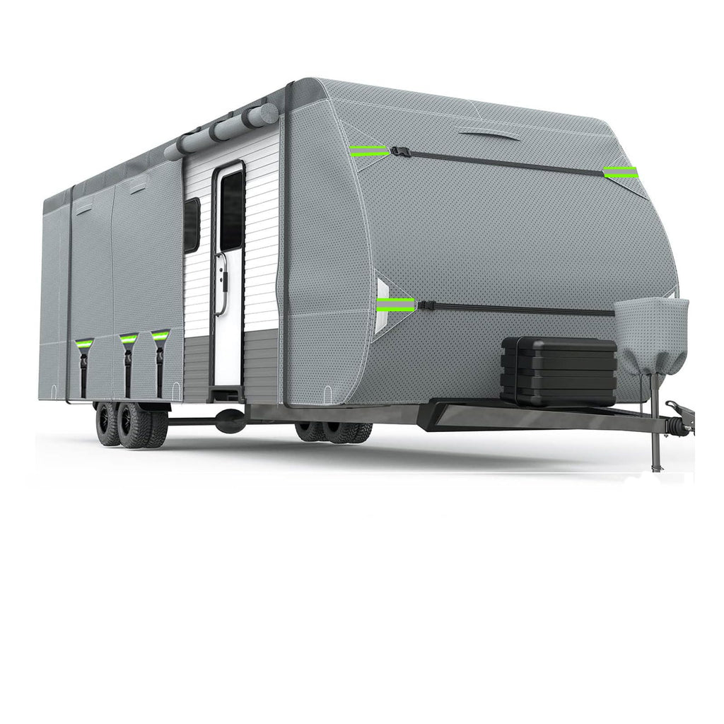 8 Layers 27'-30' Windproof Waterproof Rip-Stop RV Cover R5457