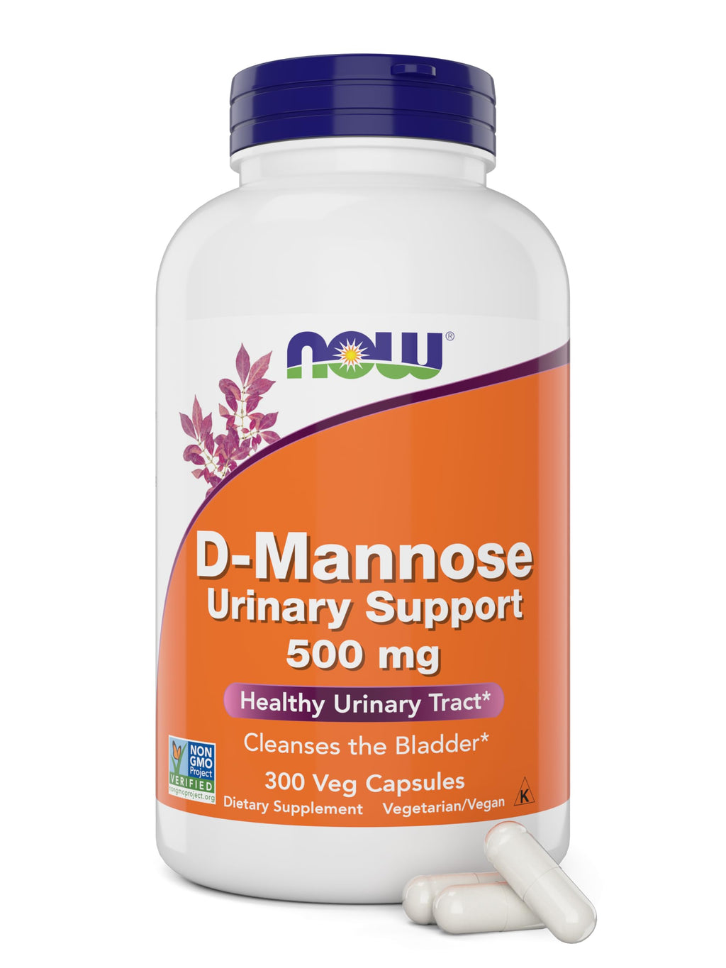 D-Mannose 500 mg 300 Capsules Vegan Supplement J2532