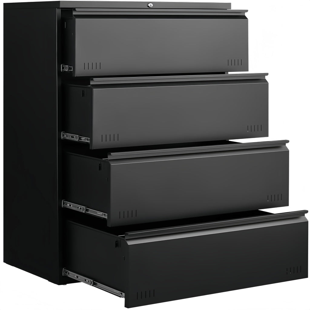 4 Drawer Metal File Cabinet with Lock N454429