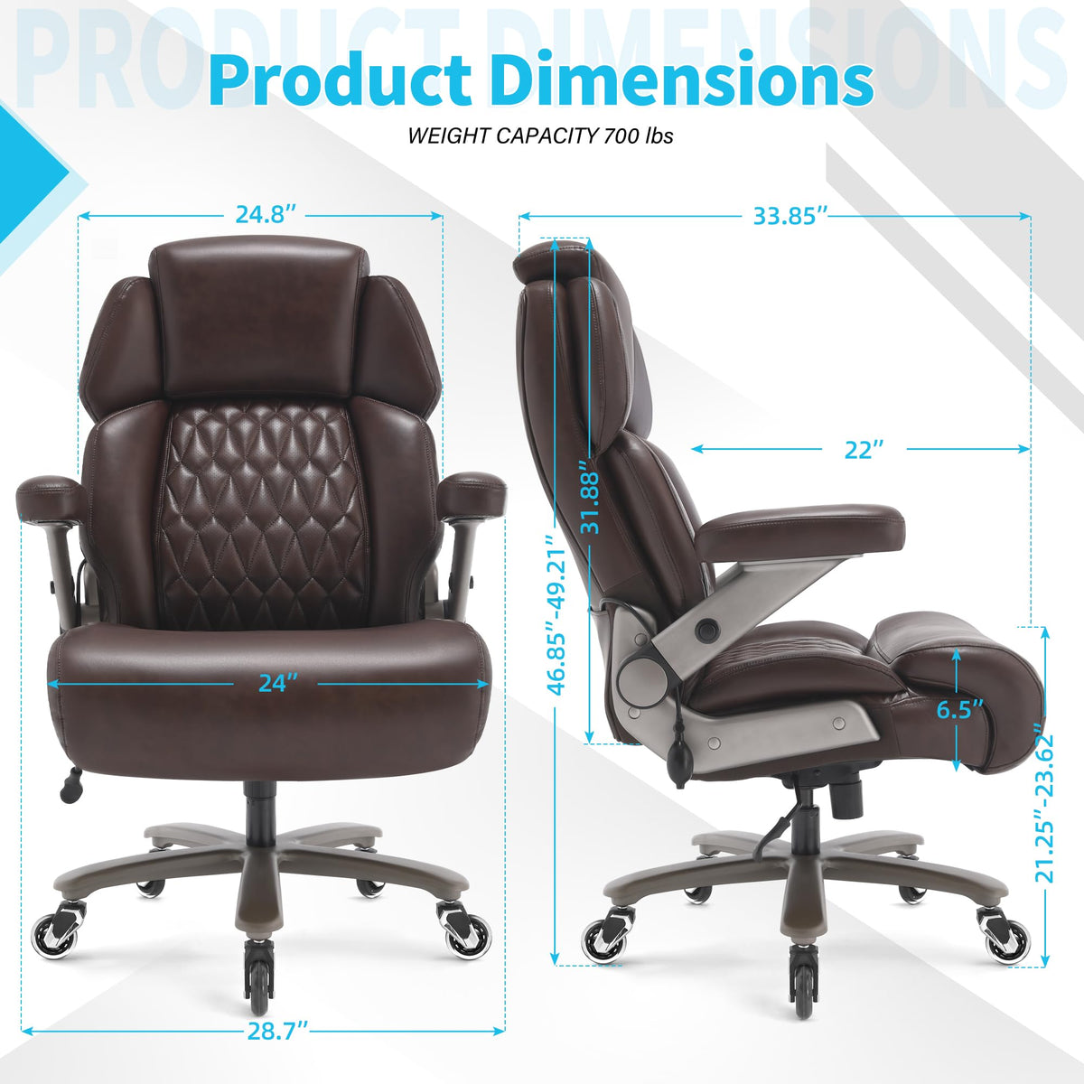 Big and Tall Ergonomic High Back Office Chair R840274