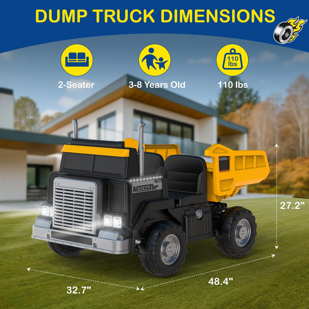 24V 4WD Ride On Dump Truck with 400W Motors R9709