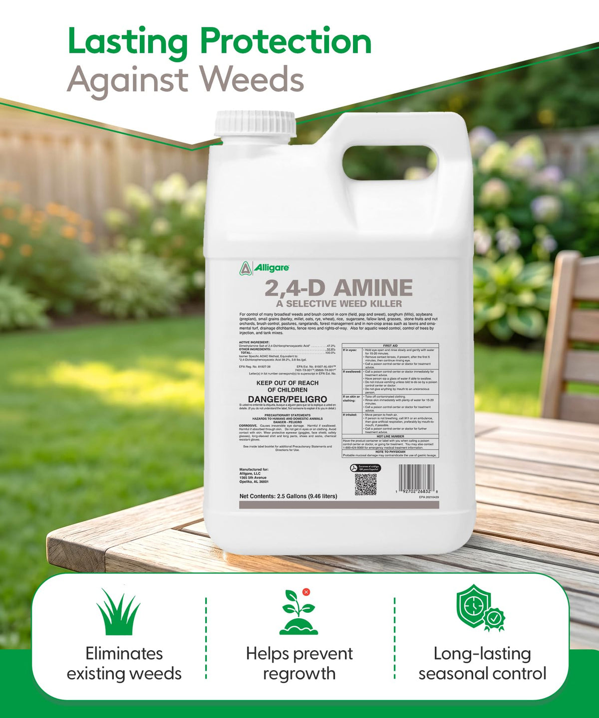 2,4-D Amine Weed Killer Concentrate 2.5 Gallons C1179