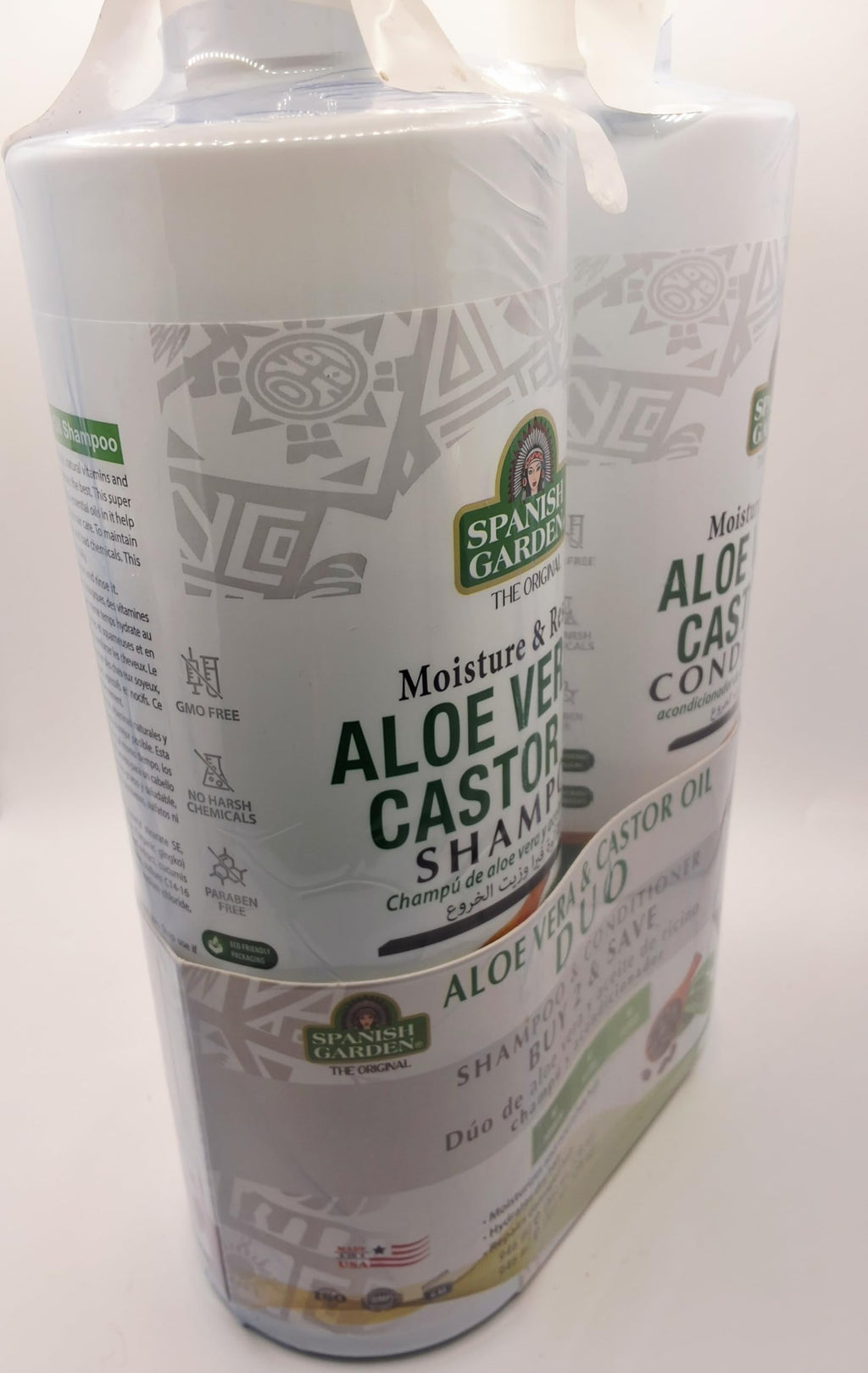 Aloe Vera & Castor Oil Shampoo and Conditioner Set U6836