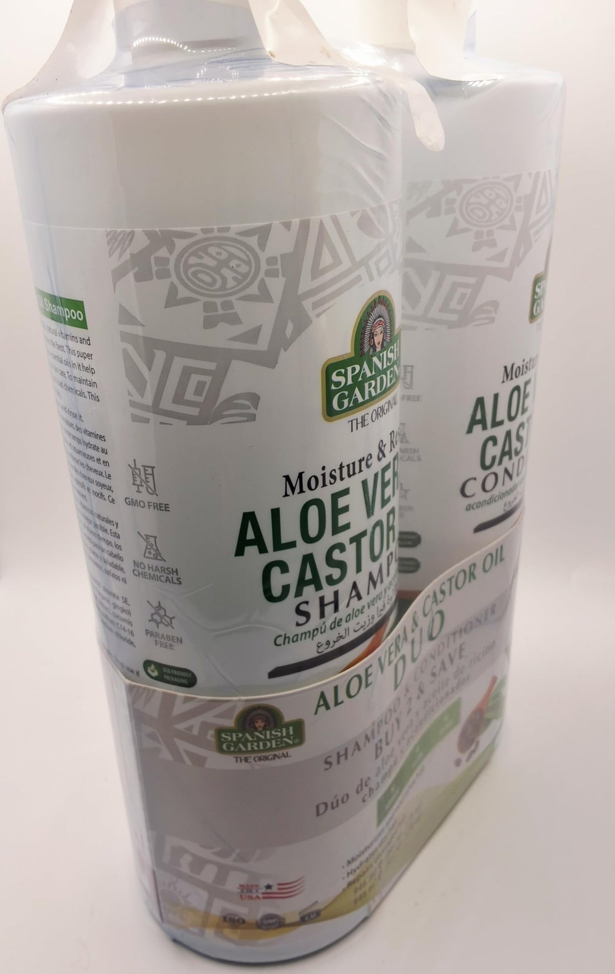 Aloe Vera & Castor Oil Shampoo and Conditioner Set U6836