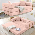 Pink Futon Sleeper Sofa Bed X29546