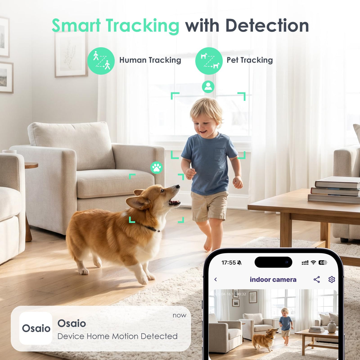 2K Indoor Camera with Motion Tracking M436