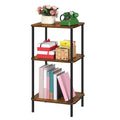 3 Tier Rustic Brown End Table Z895