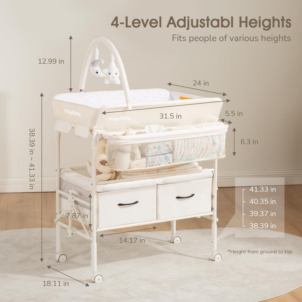 Portable Foldable Waterproof Baby Changing Table A52596
