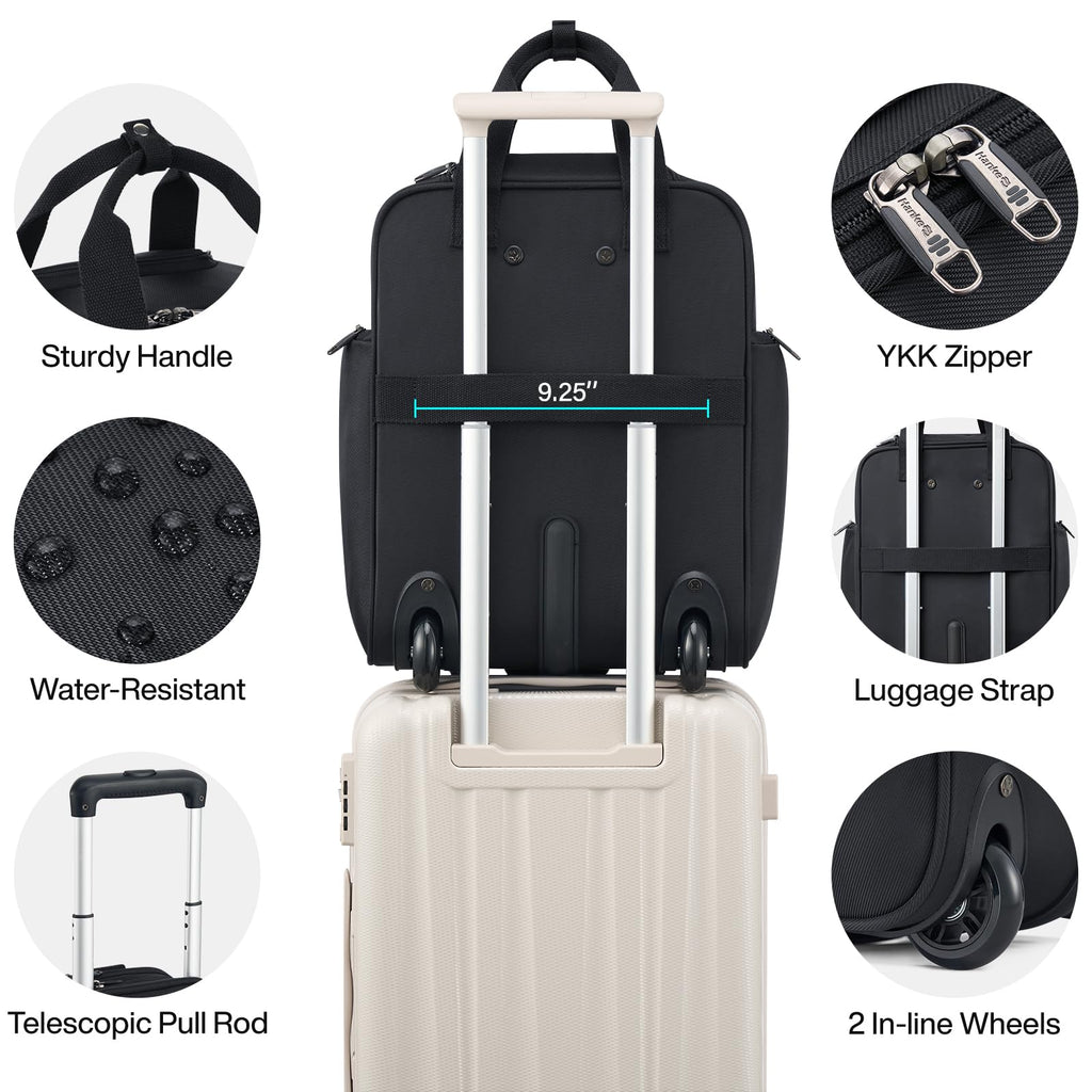 16 Inch Underseat Carry On Luggage with 2 Wheels A229