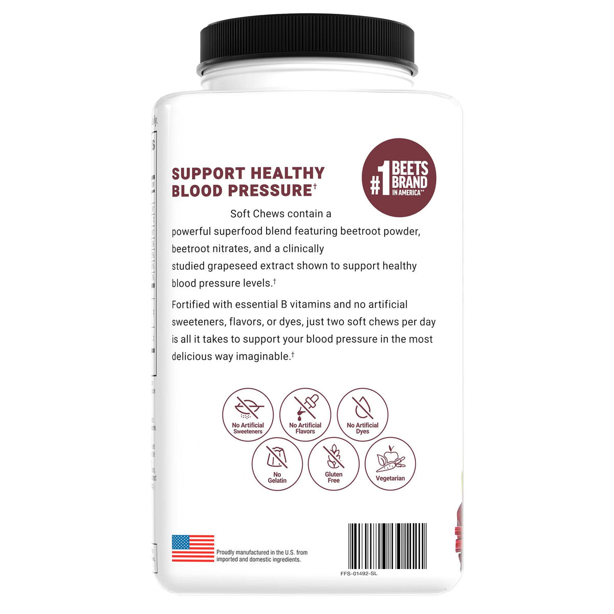 Berry Flavor 90 Count 2 Pack Soft Chew Dietary Supplement V240