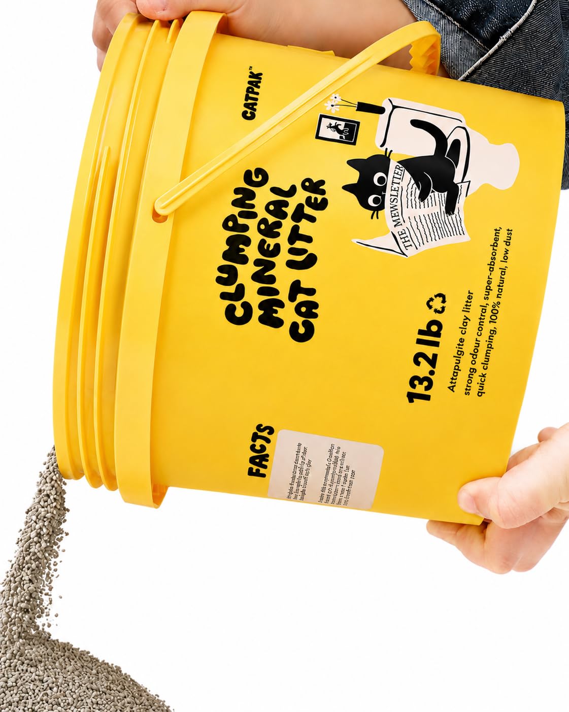 Unscented Low Dust Clumping Mineral Cat Litter 13.2 lb C83643