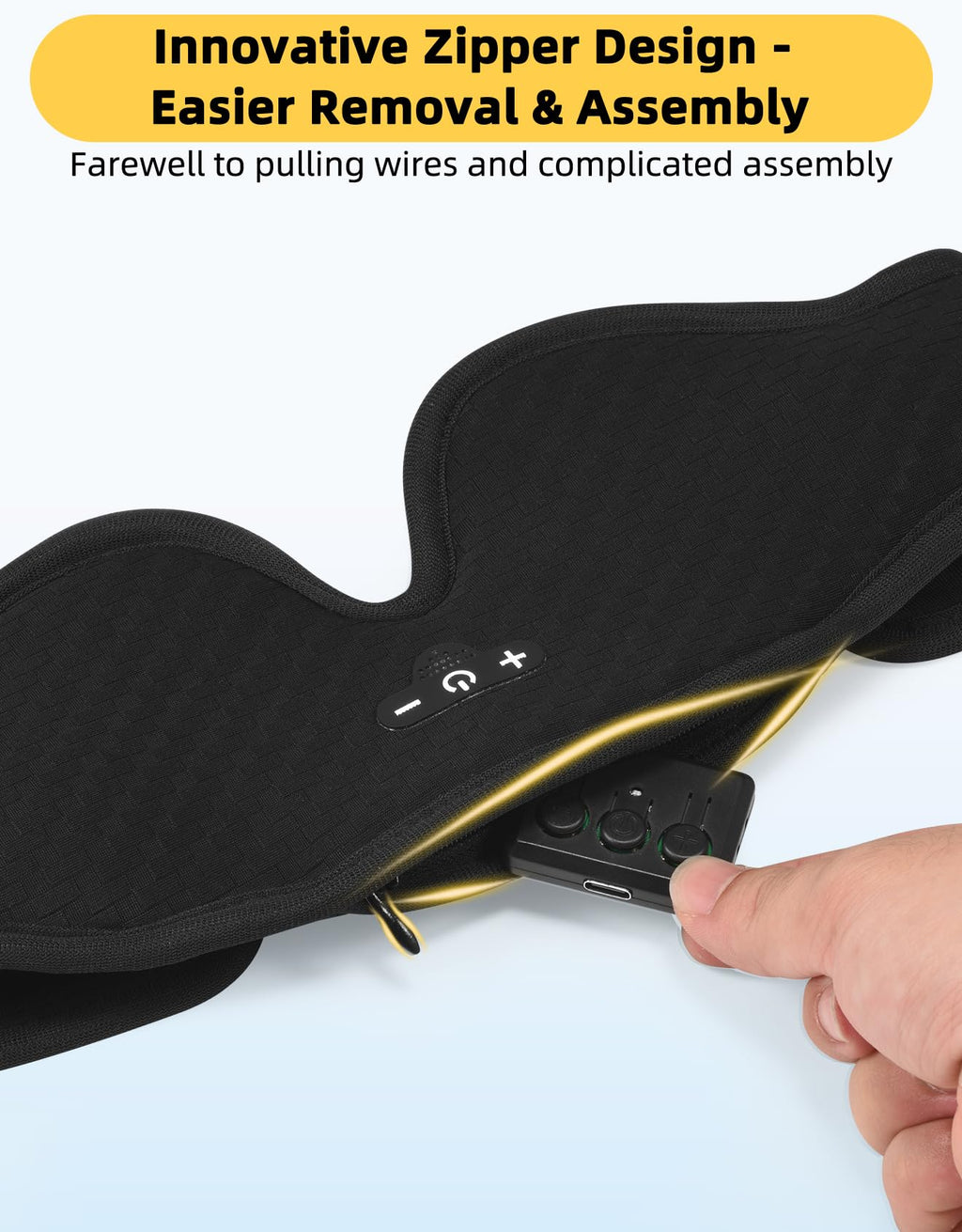 Adjustable Sleep Mask with Bluetooth Headphones M907