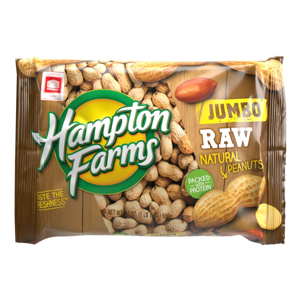 Jumbo Raw Natural In-Shell Peanuts 24 oz Bag E754