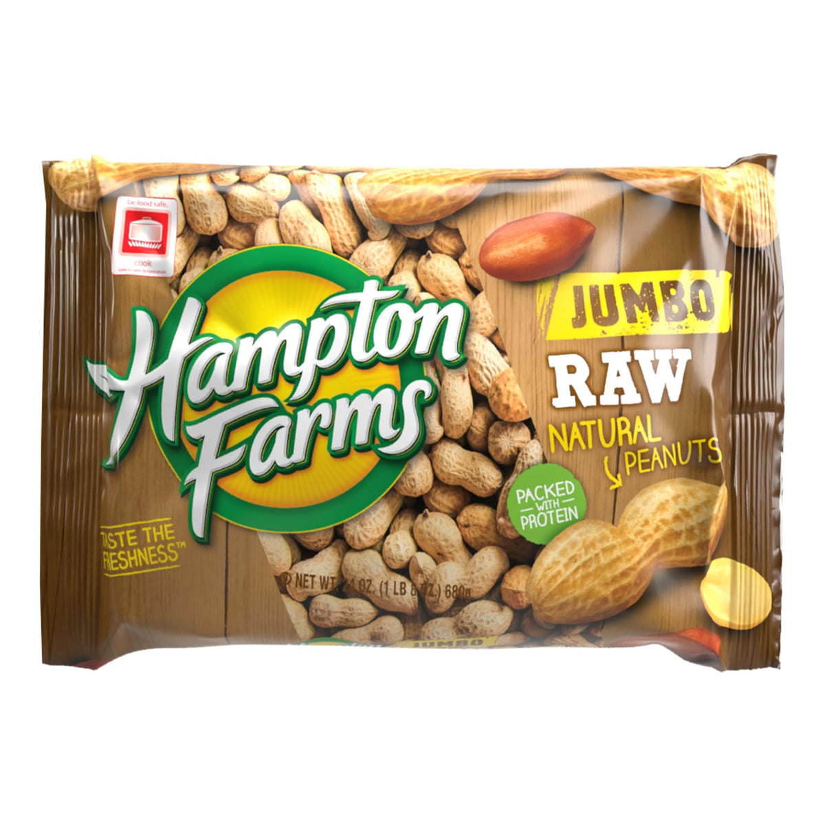 Jumbo Raw Natural In-Shell Peanuts 24 oz Bag E754