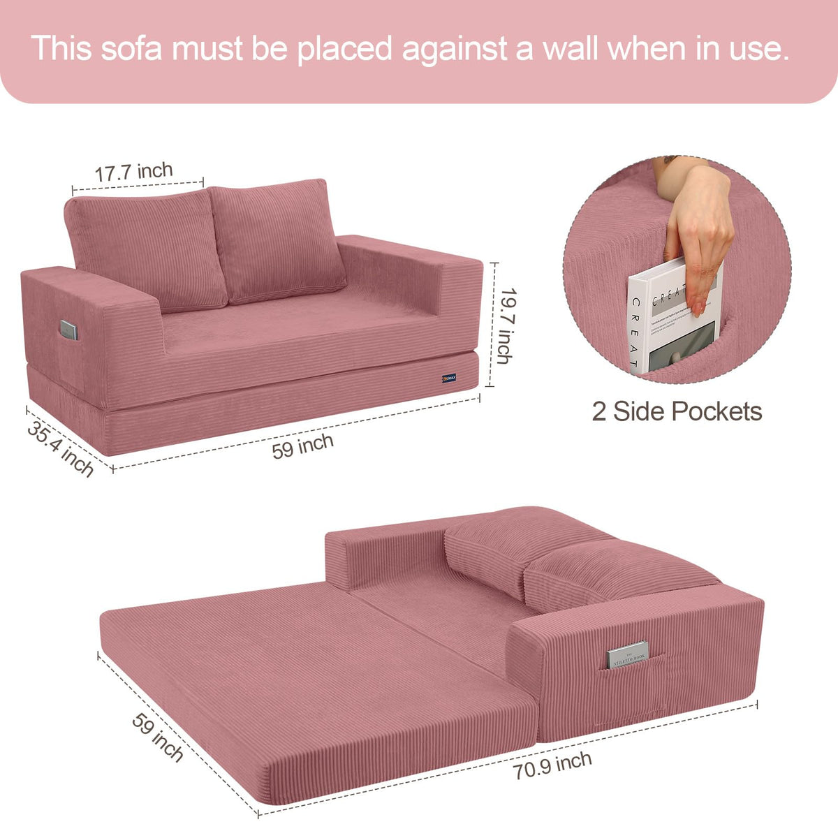 Futon Sofa Bed Q567956