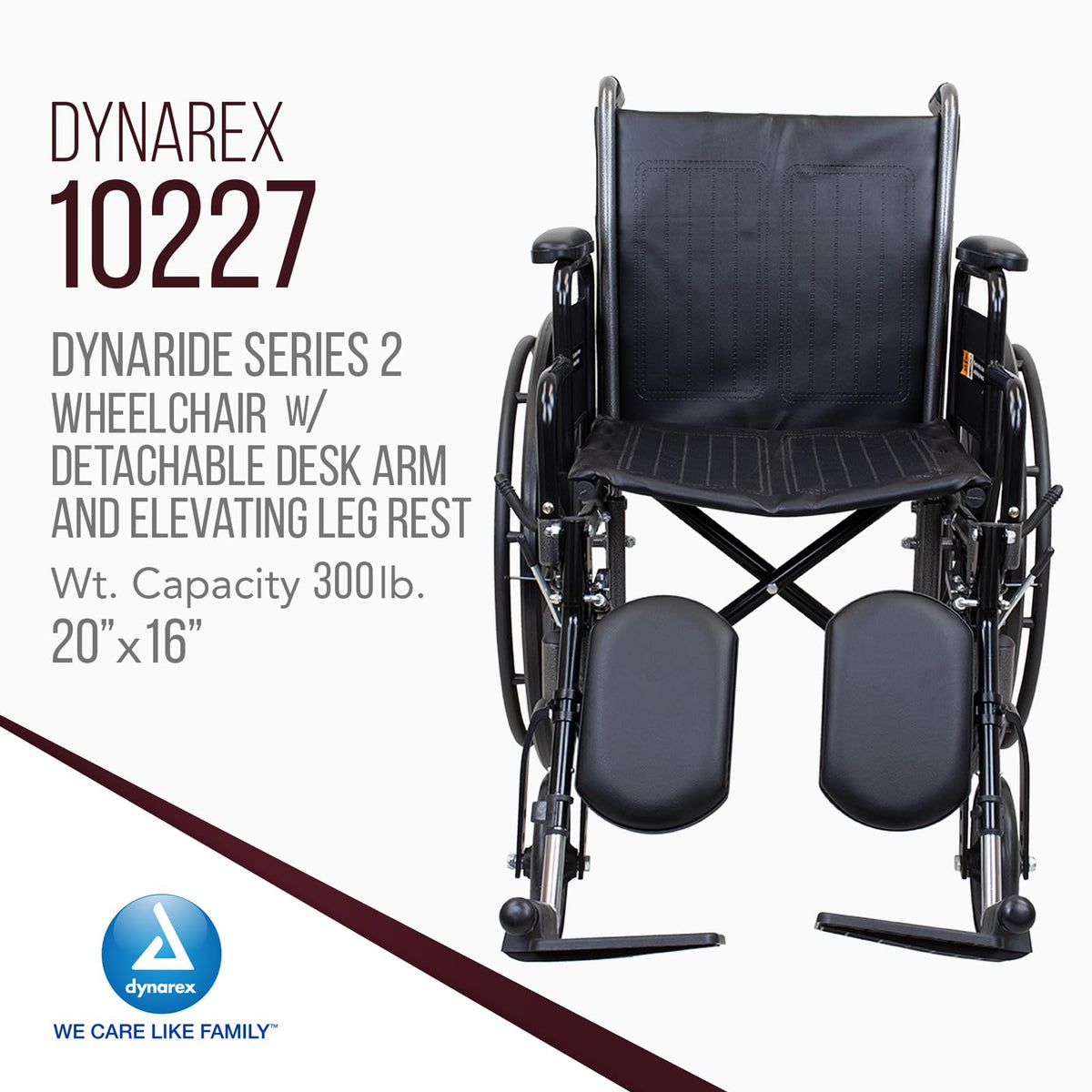 Silver Wheelchair with Detachable Desk Arms & Elevating Leg Rests T7890