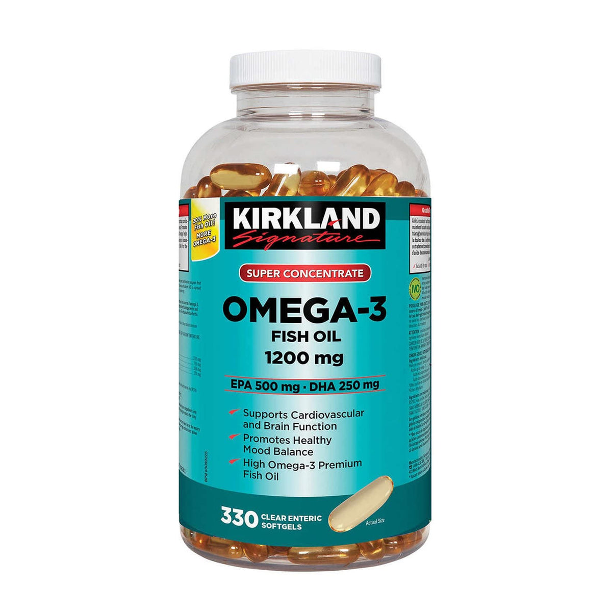 Omega-3 Fish Oil 1000mg 300 Softgels Z14108
