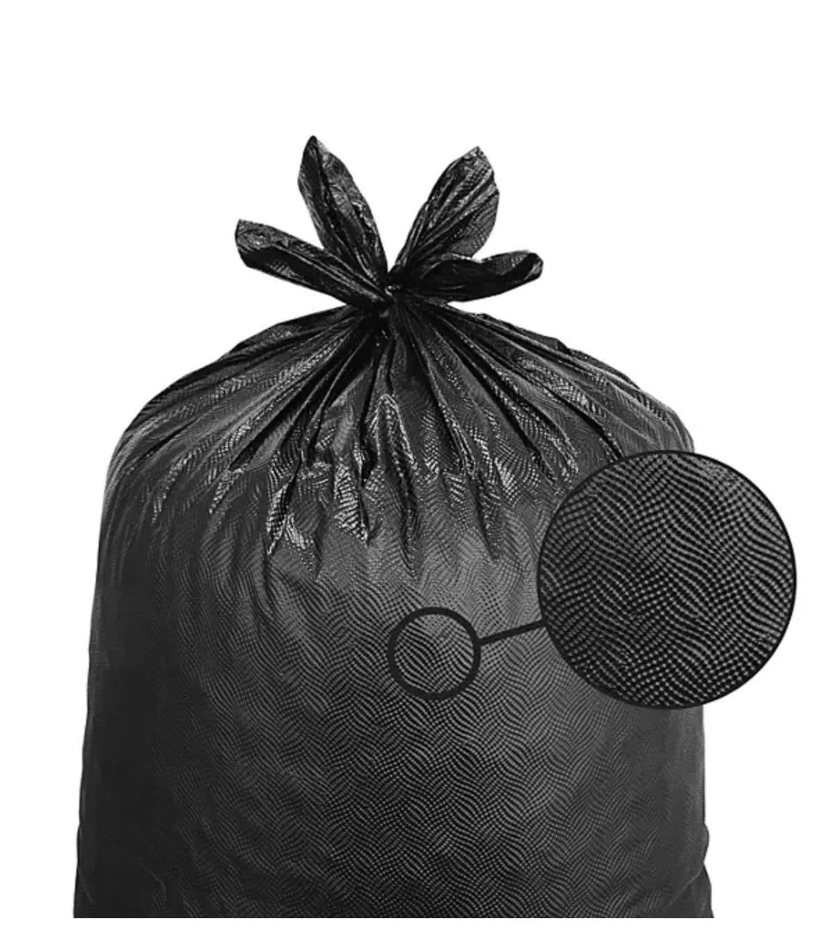 Heavy Duty Black Trash Bags 55 gal. 80 ct. C9762
