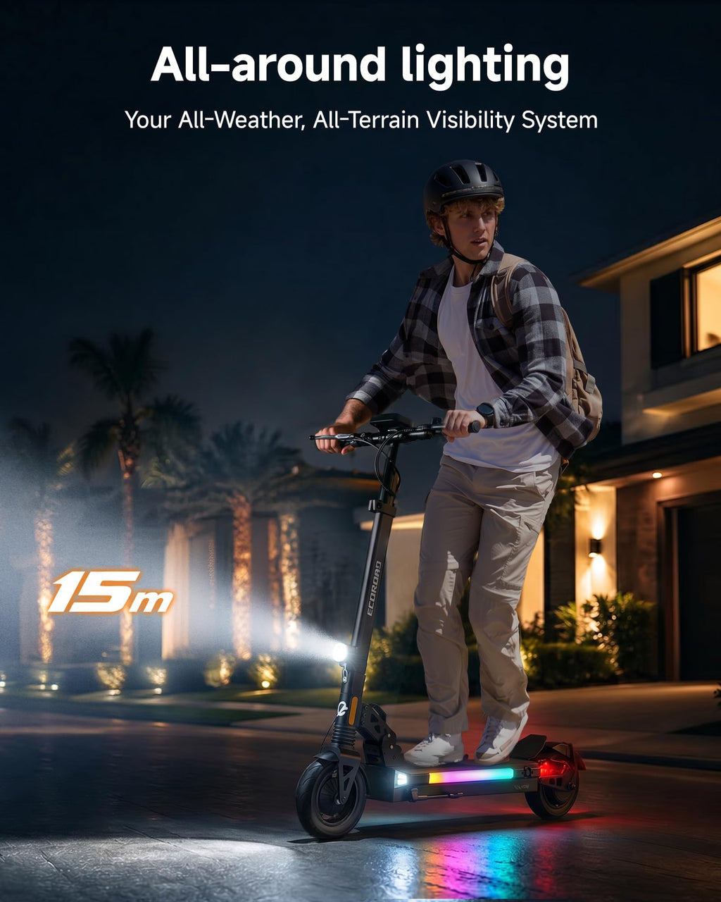 Electric Scooter 750W 25 MPH 30-35 Miles J635715
