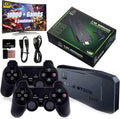 Black Wireless Retro Game Console with 2.4G Controllers I11507