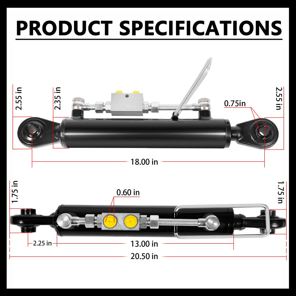Hydraulic Top Link Cat 1-1 Q94013