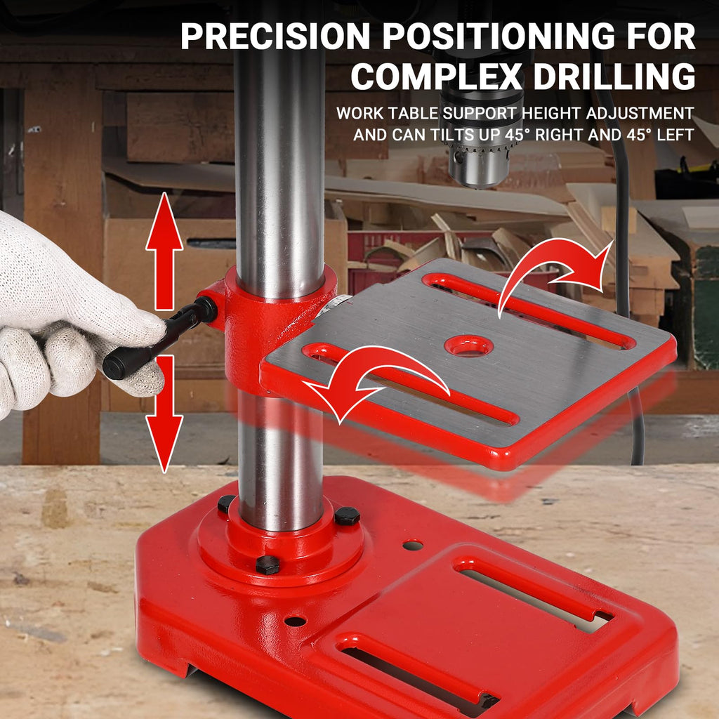 8" Benchtop Drill Press with 5 Adjustable Speeds V916996