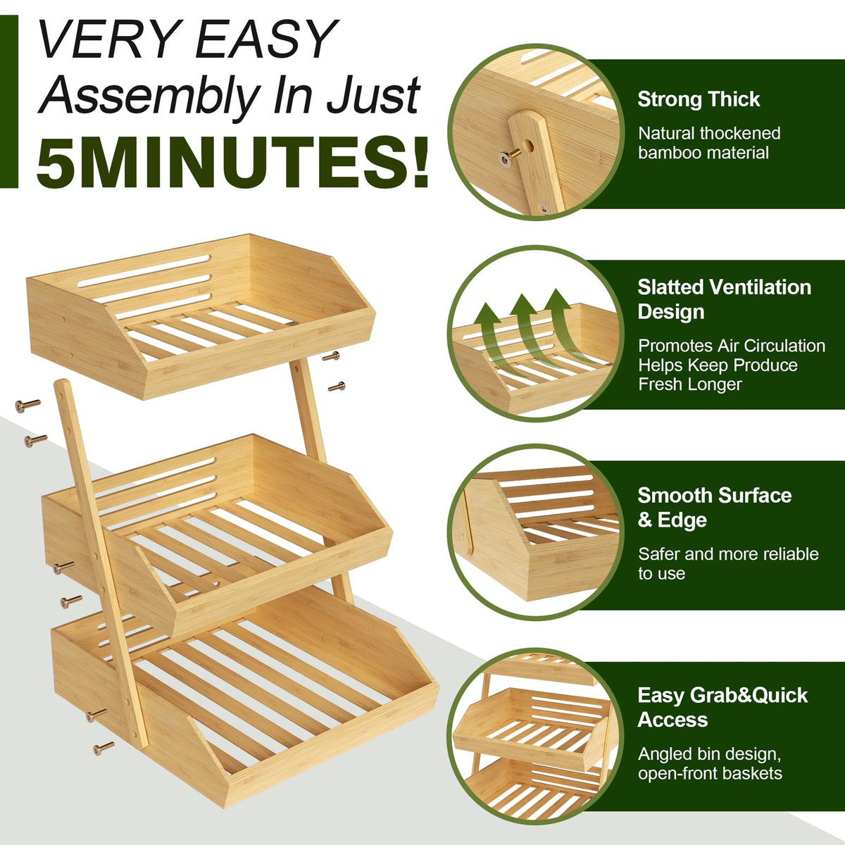 3 Tier Bamboo Fruit Basket Z817631