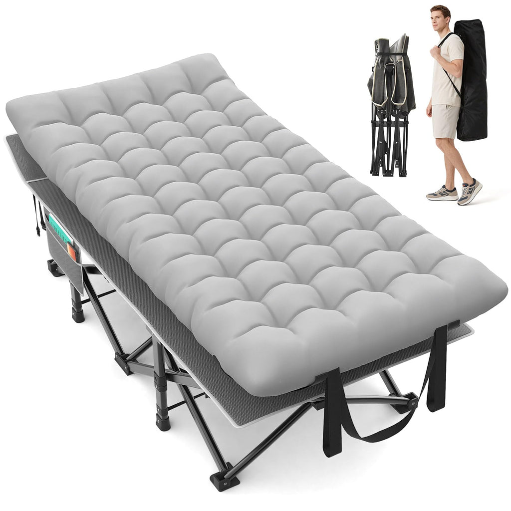 32" XXL Heavy Duty Folding Camping Cot A3336