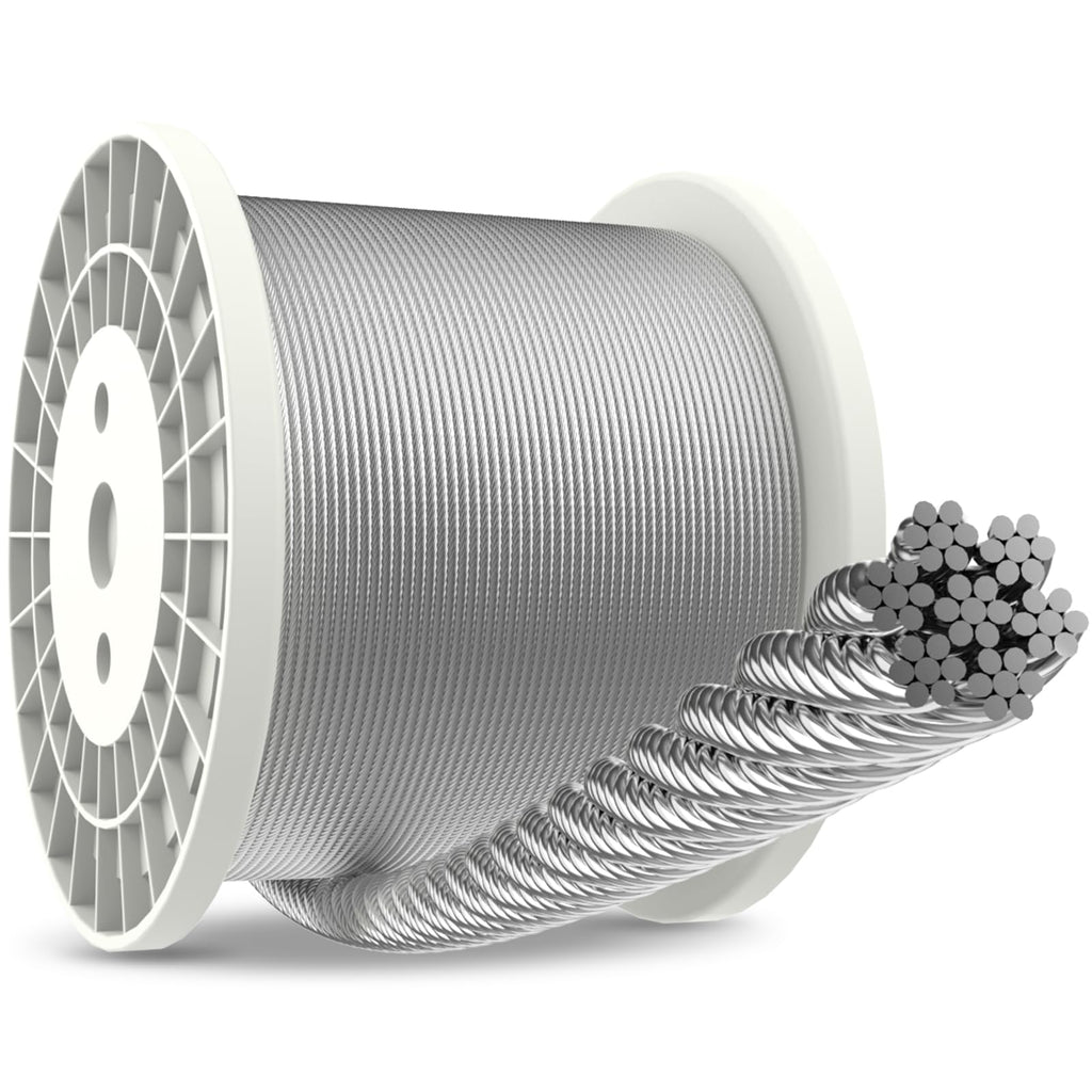 1000FT 1/8" Stainless Steel Cable H9616