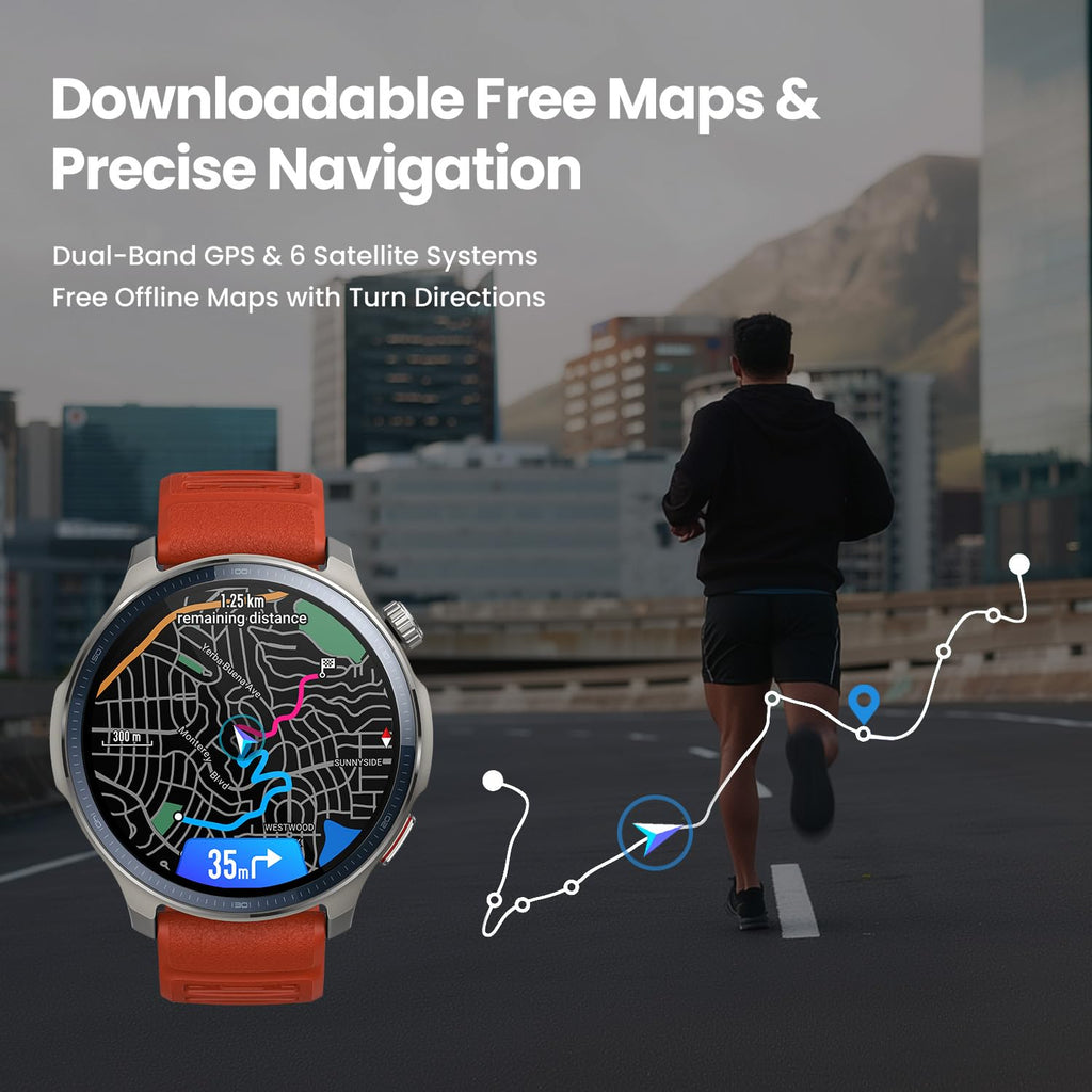 47mm AMOLED Sapphire Glass Smart Watch L3957