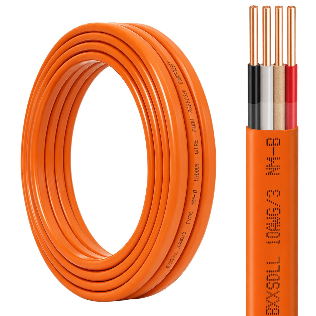 10/3 NM-B Electrical Wire with Ground E87488