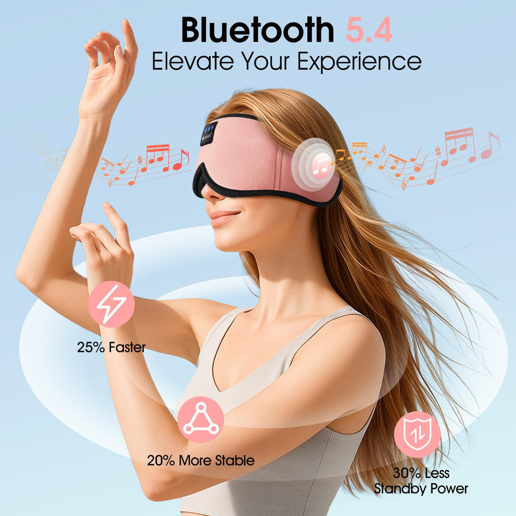 Bluetooth Sleep Headphones 3D Wireless Music Eye Mask E81333