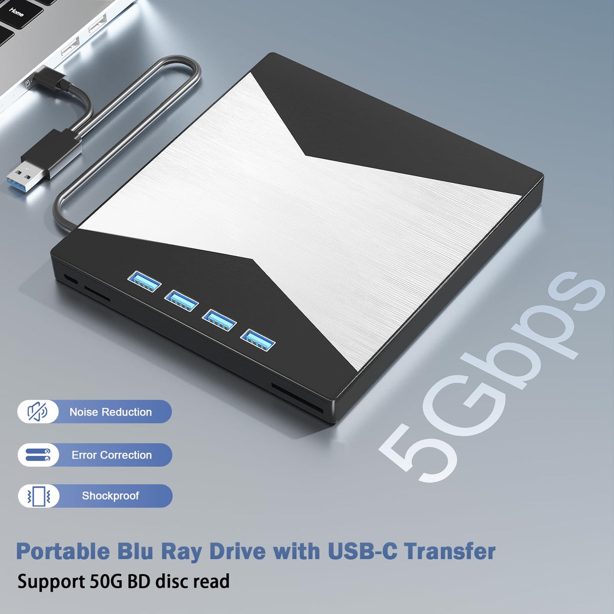4K External Blu Ray Drive O162