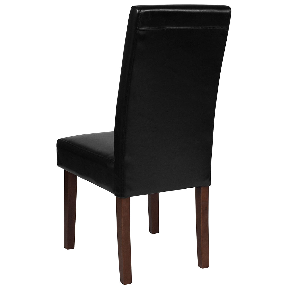 Black Faux Leather Parsons Chair 6-Pack A847344