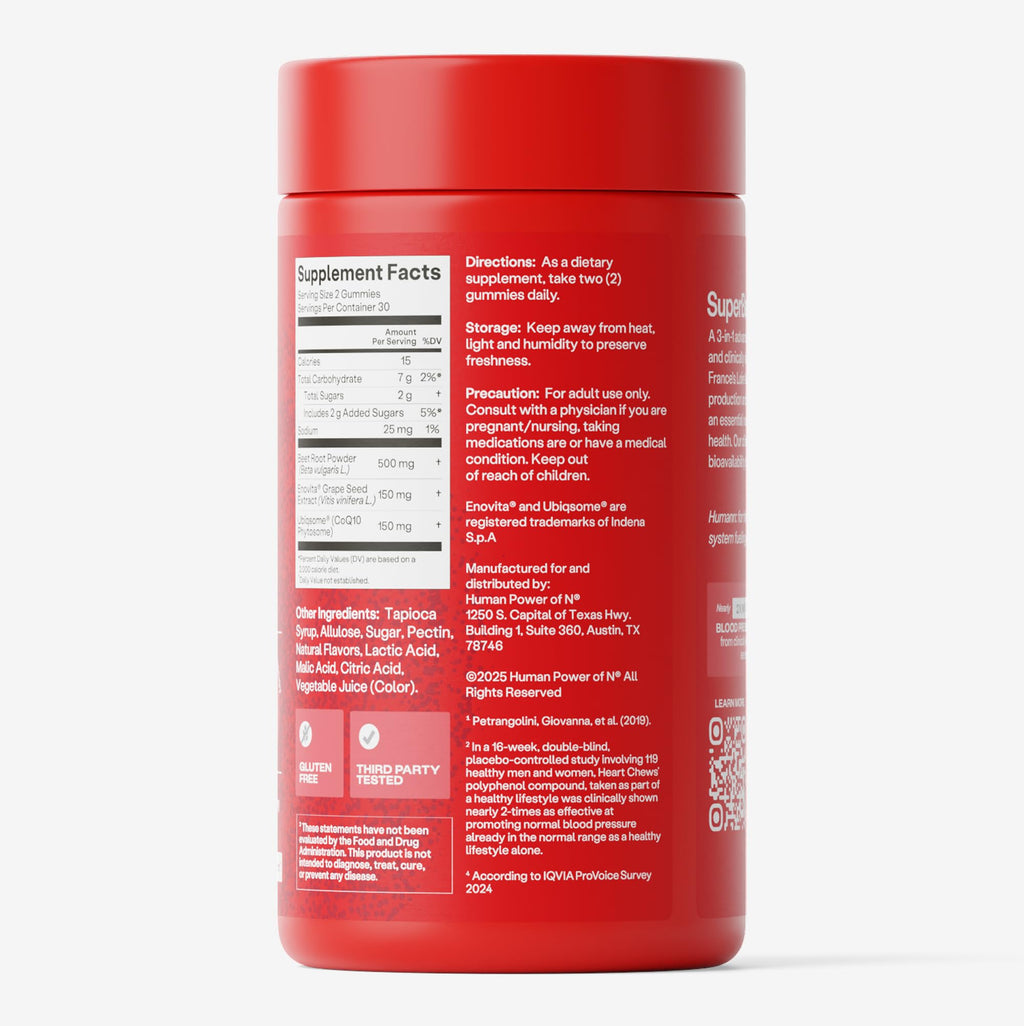 Heart Gummies 150mg CoQ10 60 Ct U7651