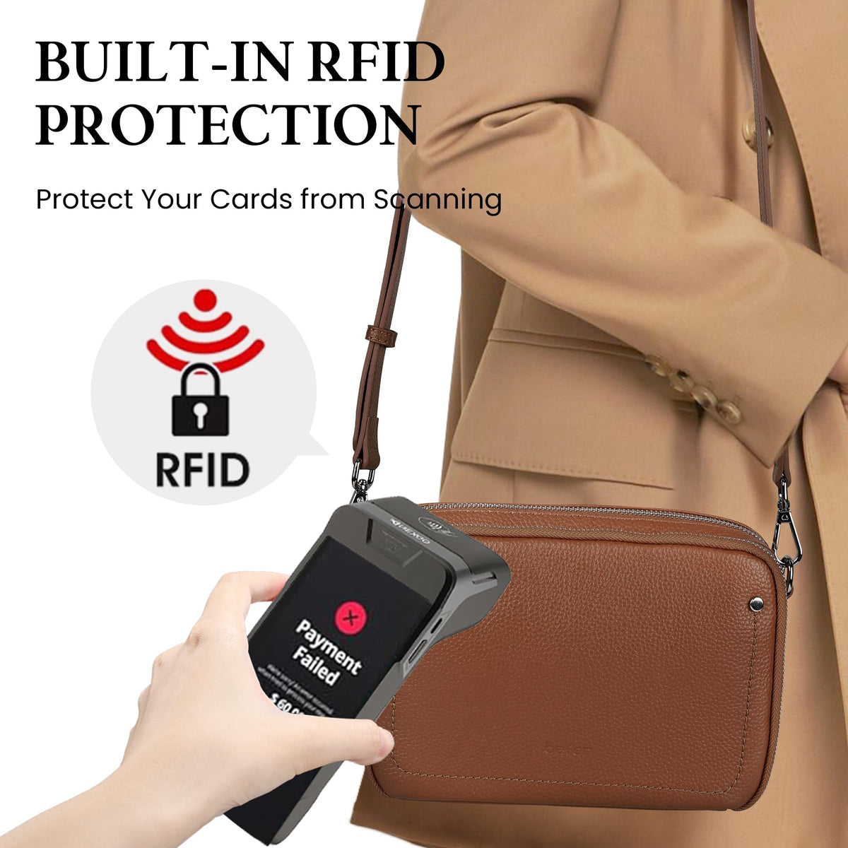 Genuine Leather Crossbody Bags H920341