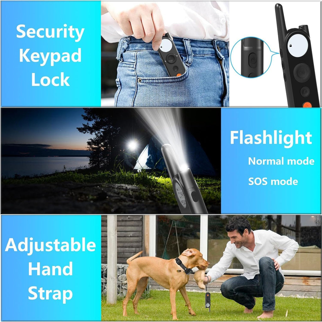 Wireless Dog Fence & Electronic Training Collar 2 in 1, IPX7 Waterproof R547