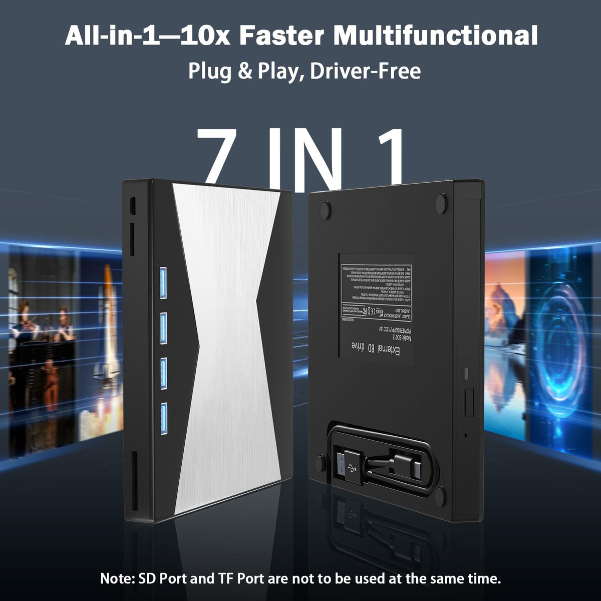 4K External Blu Ray Drive O162