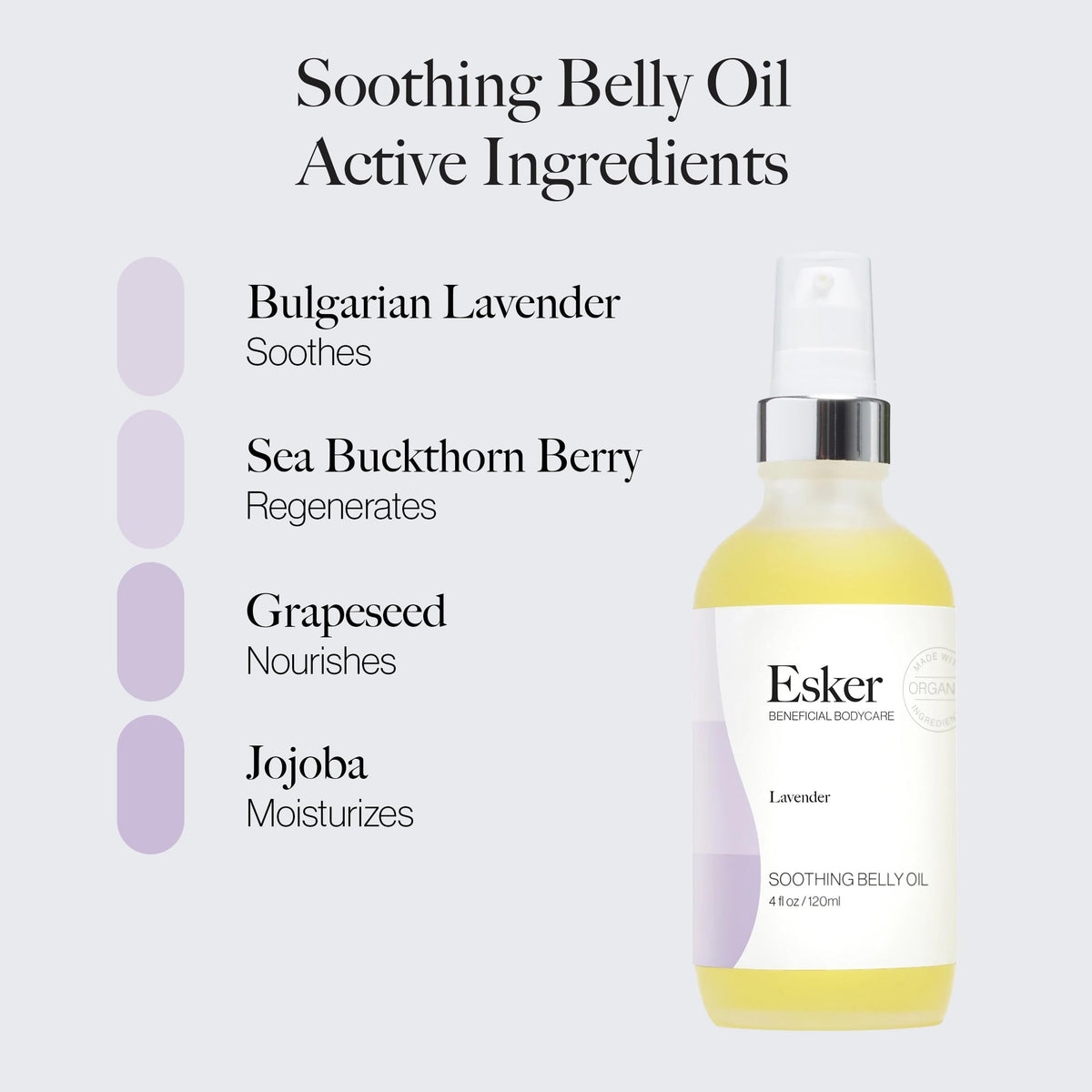 Soothing Belly Oil 4oz W710