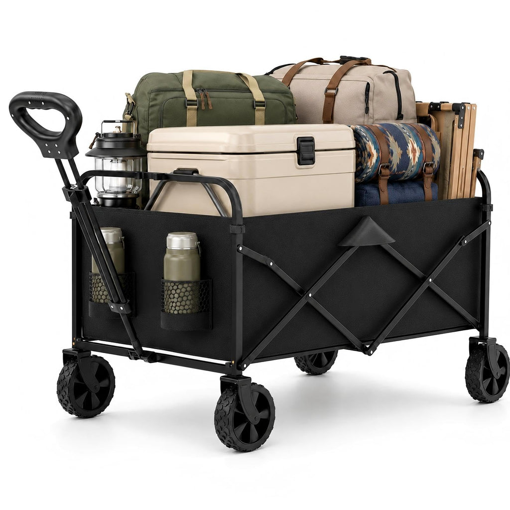 Foldable Wagon Cart with All Terrain Wheels T704869