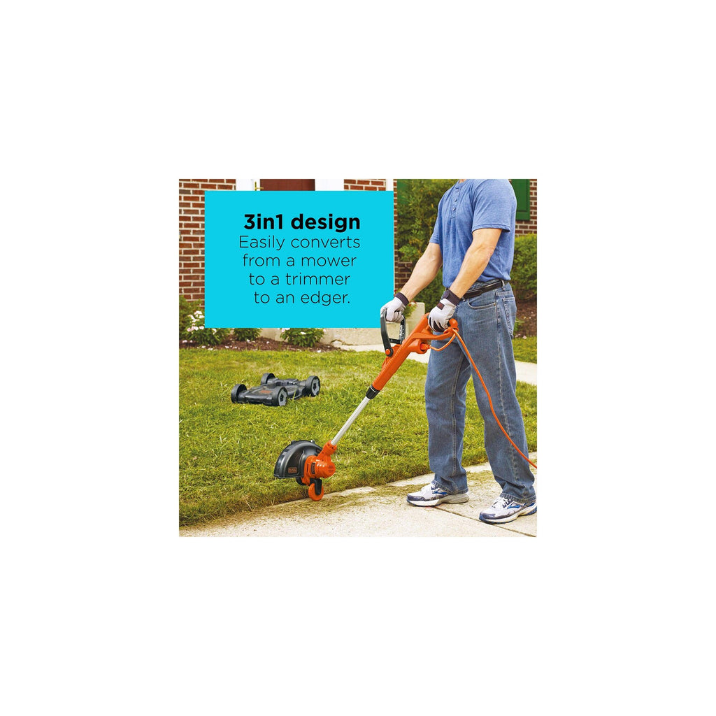 3-in-1 String Trimmer/Edger & Lawn Mower, 6.5-Amp, 12-Inch, Corded L666229