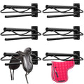 6 Pcs Wall Mount Saddle Rack with Pad Bar B4307
