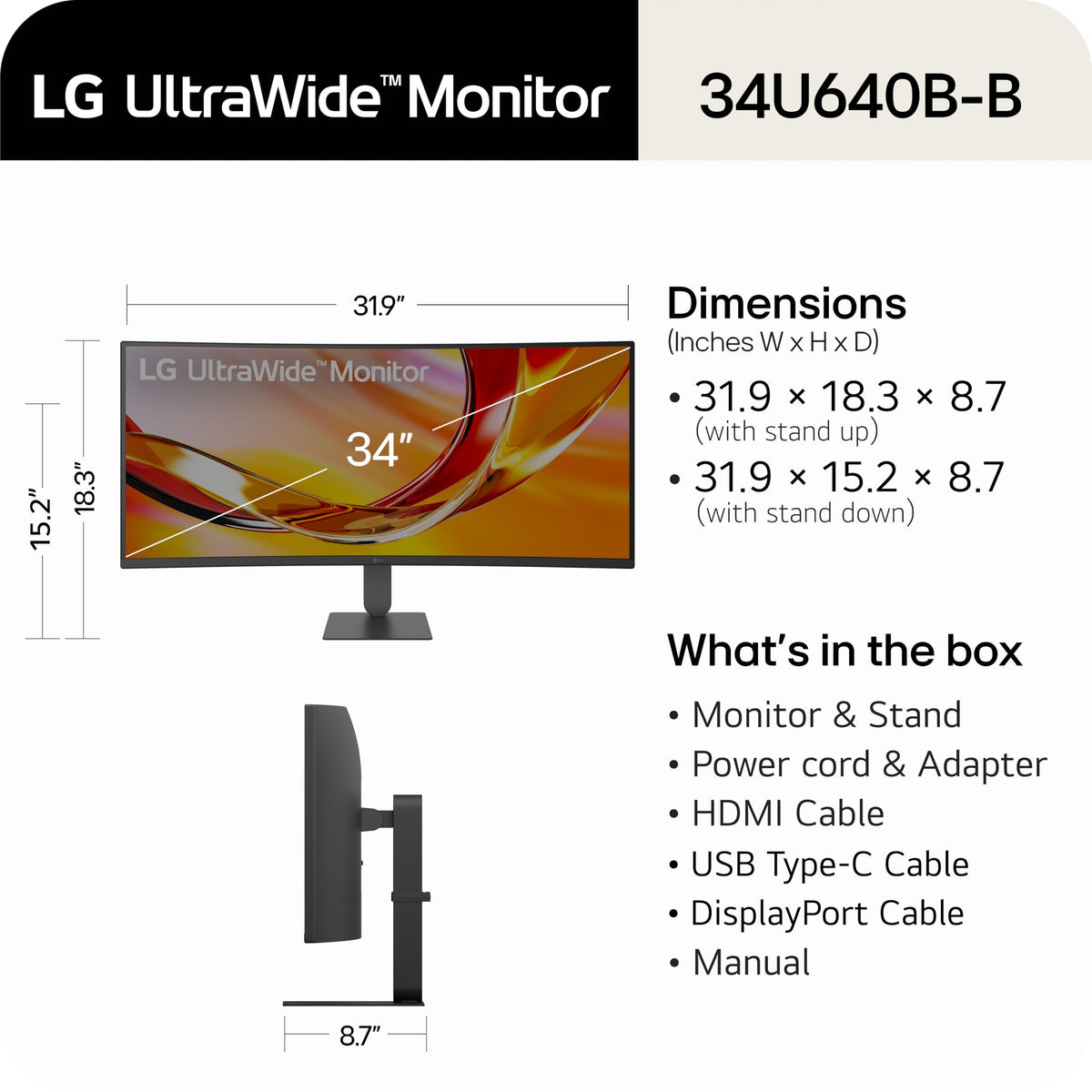 34-inch UltraWide WQHD 144Hz Curved Monitor G8666