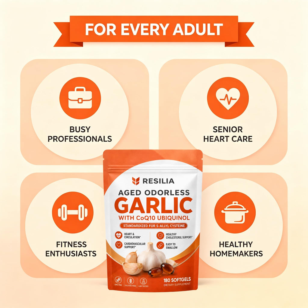 Aged Garlic Supplement 180 Softgels 1200mg V5413