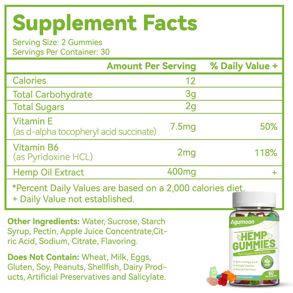 Hemp Gummies 2 Packs Z940938