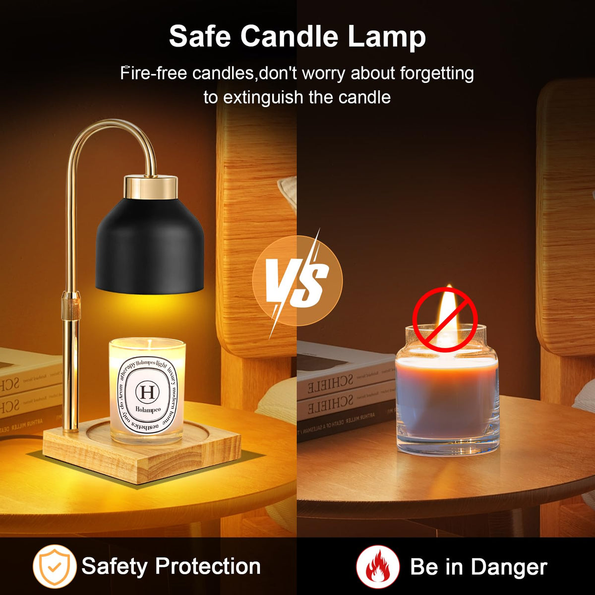 Adjustable Dimmable Electric Candle Warmer Lamp with Timer T153137