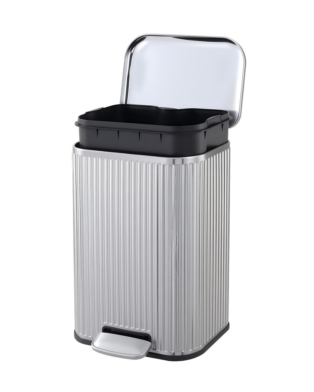 50L Step Trash Can with Soft Close Lid Z373079