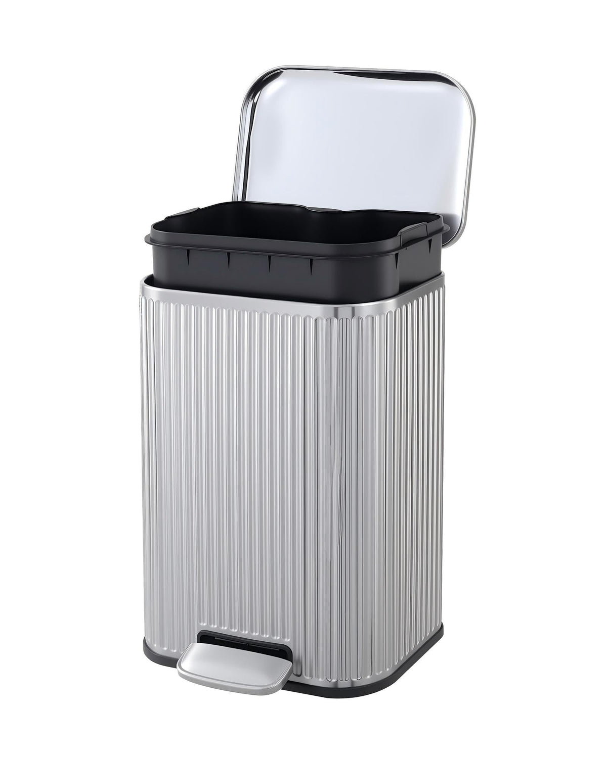 50L Step Trash Can with Soft Close Lid Z373079