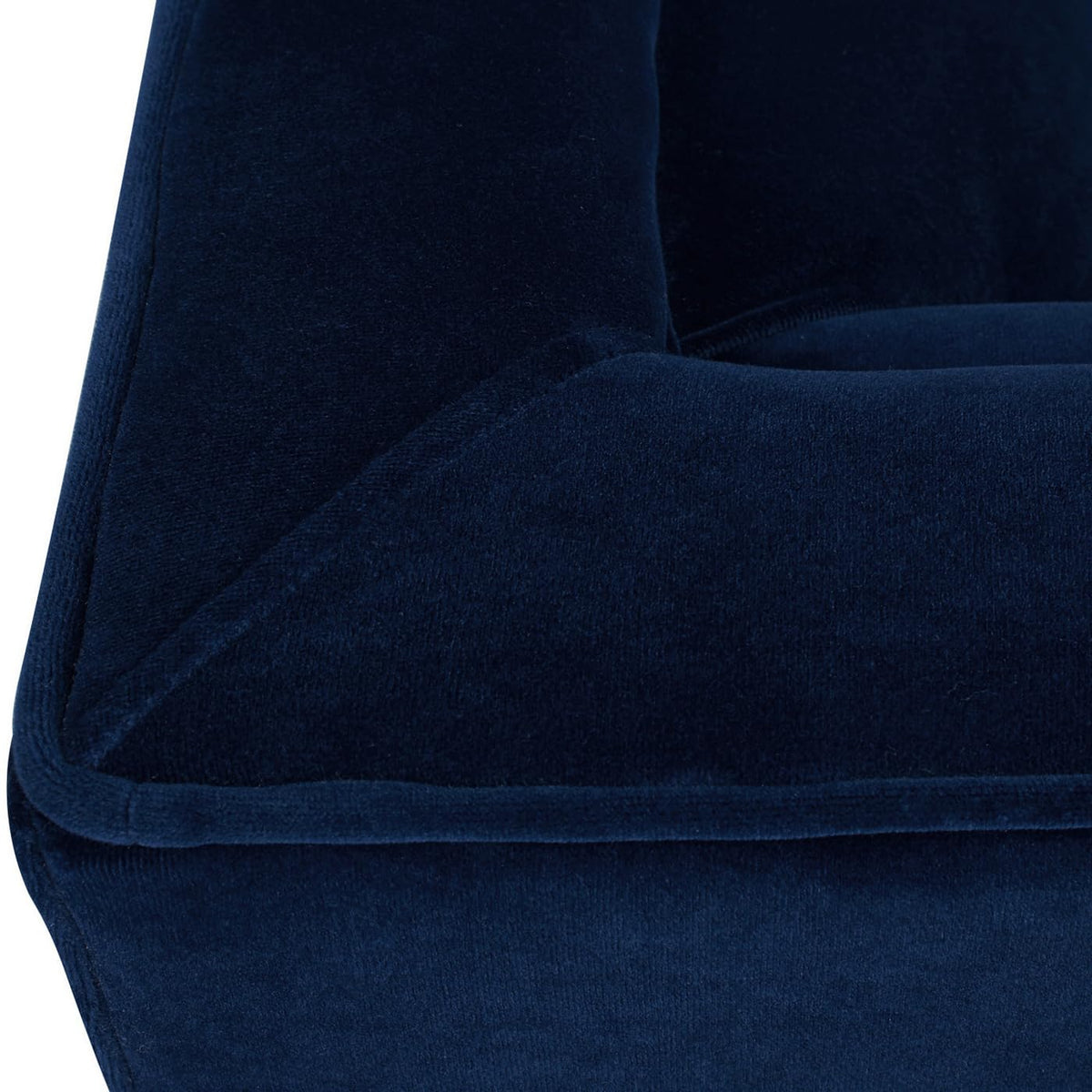 84" Navy Blue Tufted Velvet Sofa D4809