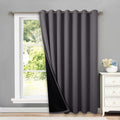 Gray 1 Panel 100 x 84 Inch Patio Door Curtain K9243